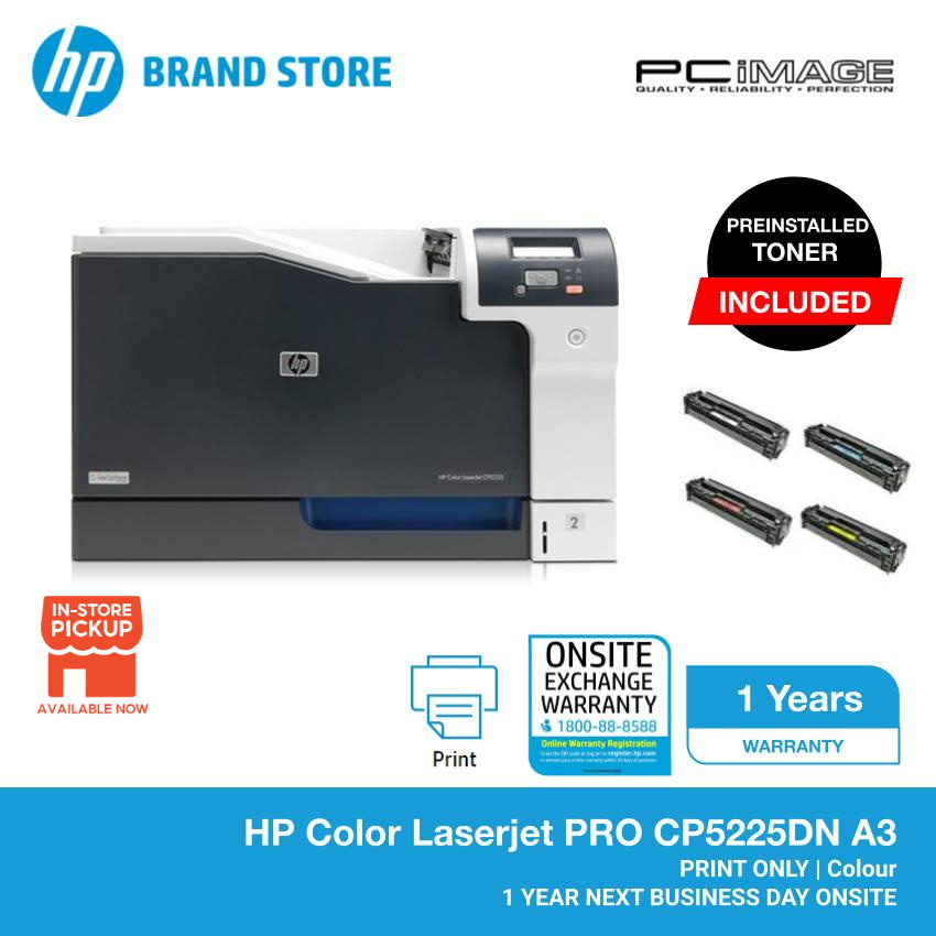 HP COLOR LASERJET PROFESSIONAL CP5225DN A3 PRINTER ( PRINT.WIFI.DUPLEX ...