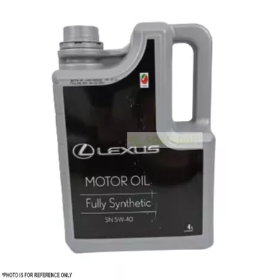 LEXUS 5W-40 FULLY SYNTHETIC ENGINE OIL 5W40 4 LITER | Shopee Malaysia