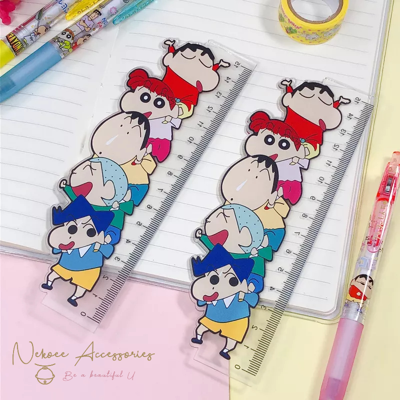 Ready Stock🚀 15cm Crayon Shin Chan Cutie Ruler 蜡笔小新可爱测量尺子 | Shopee Malaysia