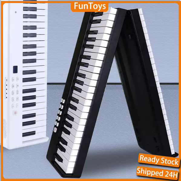 🌈In Stock🌈88Keys Foldable Piano keyboard Rechargeable Electronic Piano
