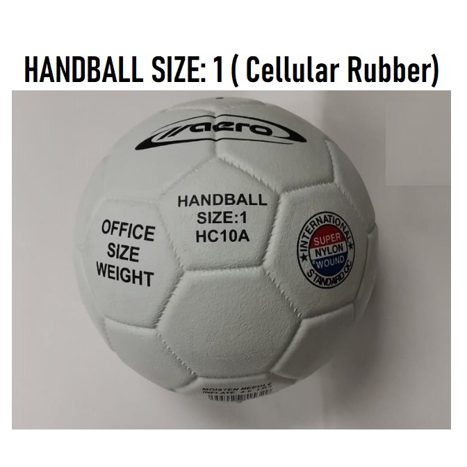 HANDBALL SIZE 1 (Cellular Rubber material) BOLA BALING Shopee Malaysia