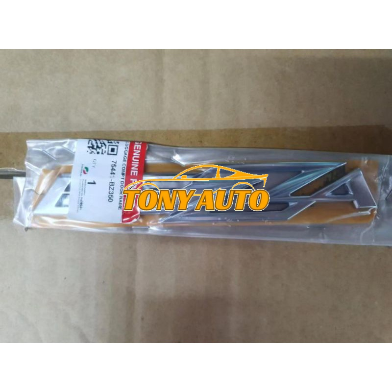 PERODUA BEZZA REAR BONNET MARK (BEZZA) EMBLEM, LOGO/ BELAKANG BOOT MARK ...