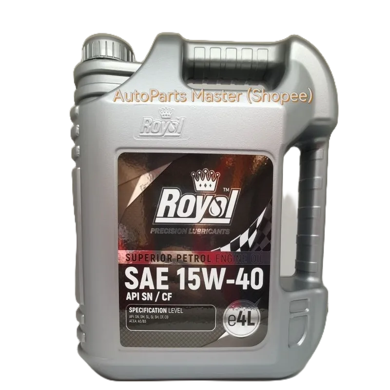 Royal Superior Petrol Engine Oil SAE 15W-40 API SN/CF (4L) | Shopee ...