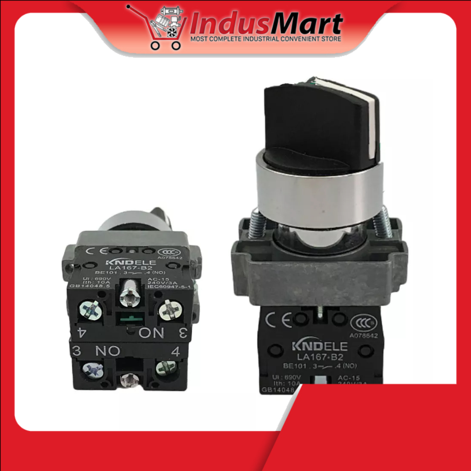 KNDELE LA167-B2-BD21 2 POSITION or 3 POSITION SELECT SWITCH | Shopee ...