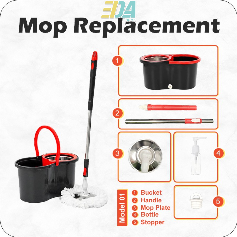 [ SPIN MOP REPLACEMENT ] Spare Parts Handle Stopper for Easy Spin Magic ...