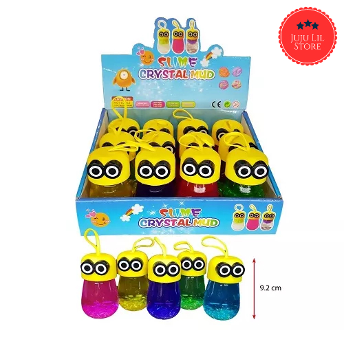 Minion Cartoon Bottle Shape Slime Crystal Clay Slime Mud Toy 1 Pc