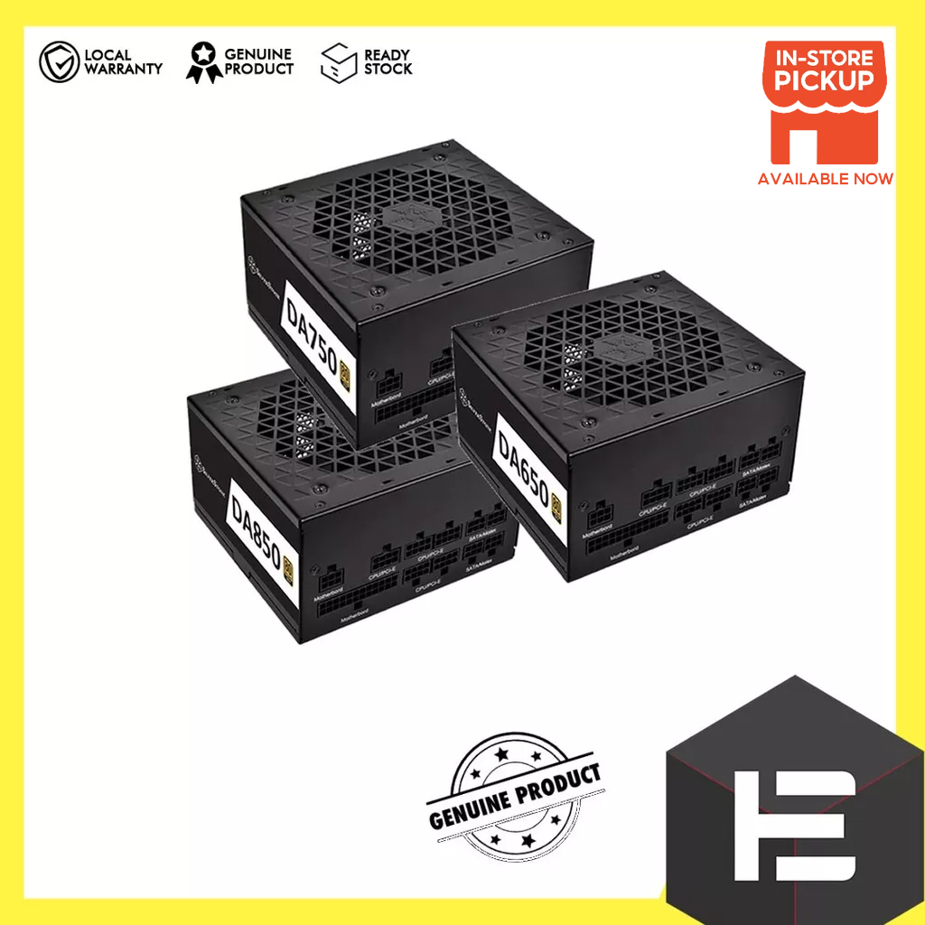 SilverStone DA650 , DA750 , DA850 80+ Gold Full Modular Power Supply ( 650W / 750W / 850W