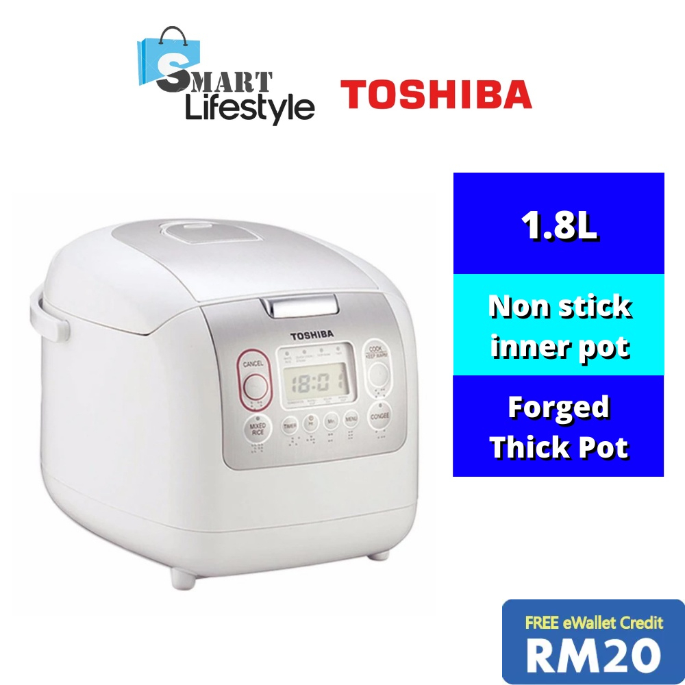 Toshiba Digital Rice Cooker (1.8L) RC-18NMFIM | Shopee Malaysia