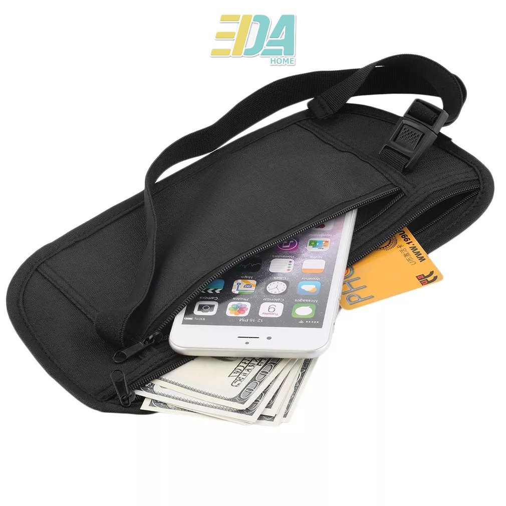 120cm Travel Cash Anti Theft Belt Waist Bag Women Portable Pack