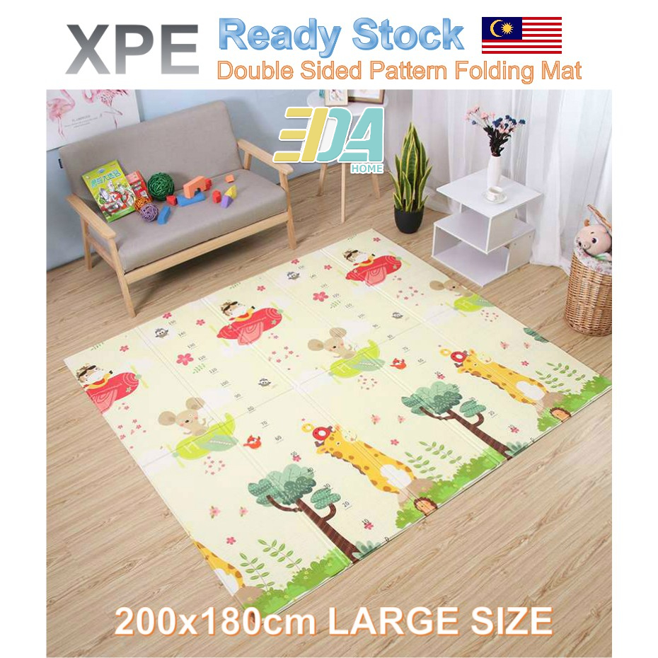 XPE Large Foldable Baby Play Mat Colourful Crawling Pad Kid Carpet