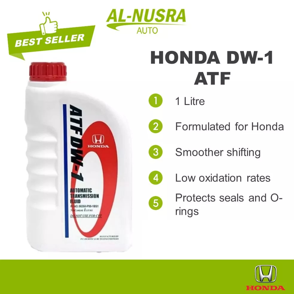 HONDA DW1 ATF 1L AUTO TRANSMISSION FLUID GEAR OIL MINYAK GEARBOX AUTO