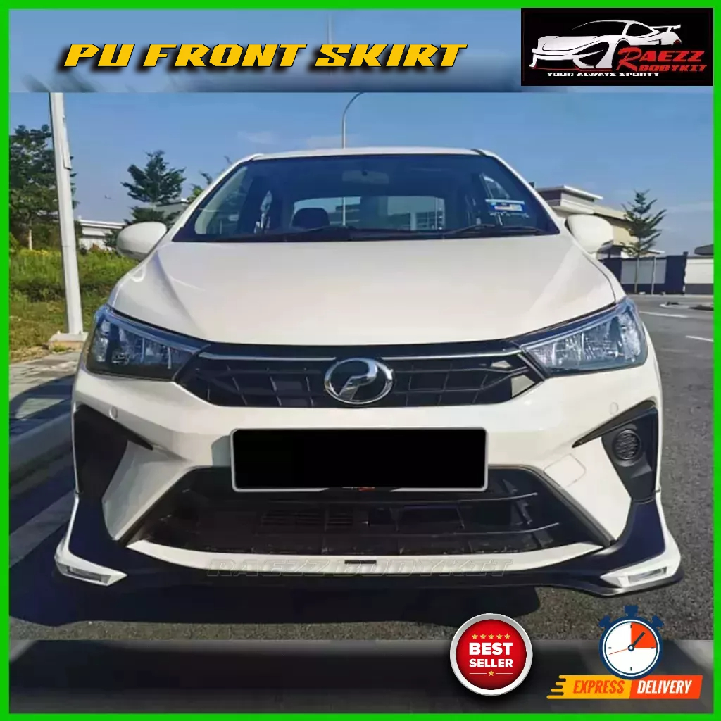 Perodua Bezza 2020/2023 Front Skirt G.U Design & Rear Skirt 'Project R ...