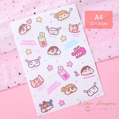 【Ready Stock】Crayon Shin Chan L Shape Document File Paper Folder 蜡笔小新 L ...