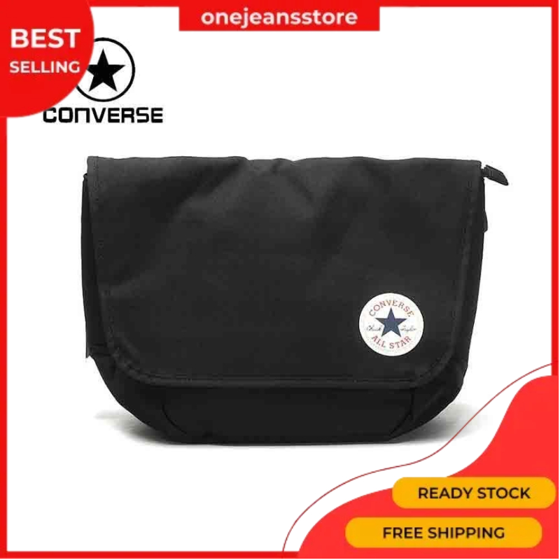 BEG CONVERSE BLACK MESSENGER BAG Sling bag Shoulder bag Crossbody Bag