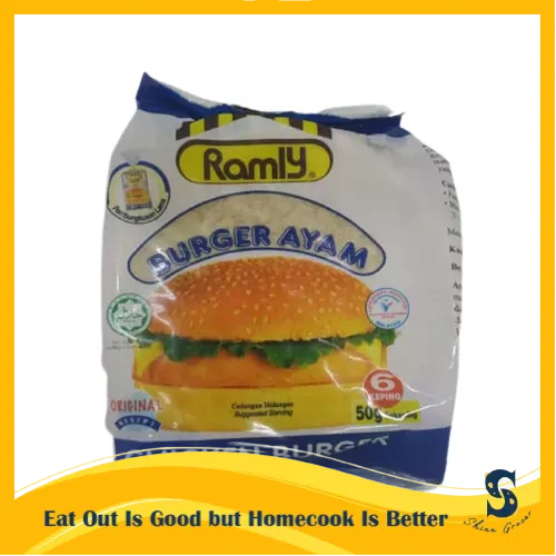 Ramly Burger Chicken Patty 300GM/PKT(Above RM130, JB Free Delivery