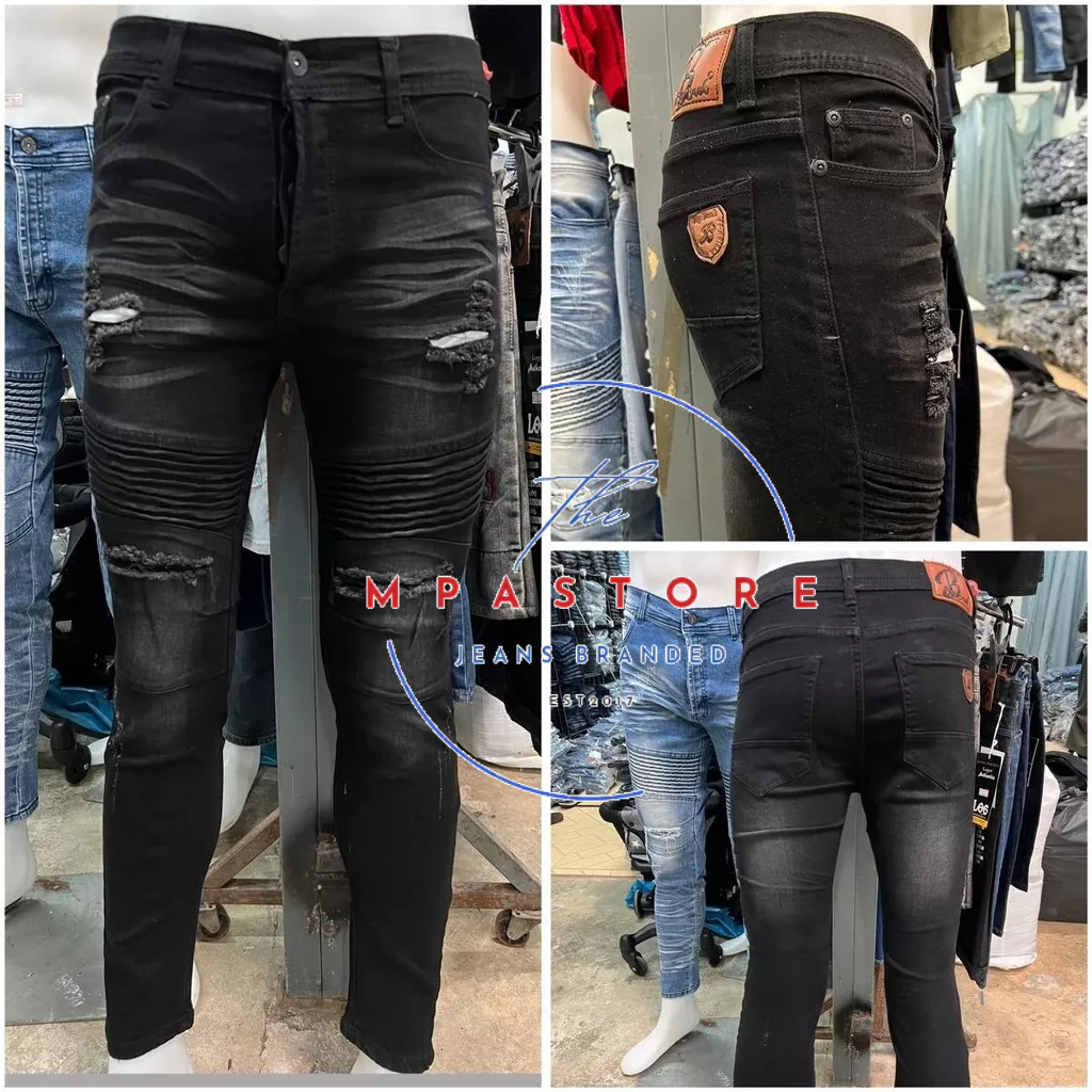 jeans-skinny-koyak-bigbang-kedut-ripped-jeans-premium-skinny-jeans