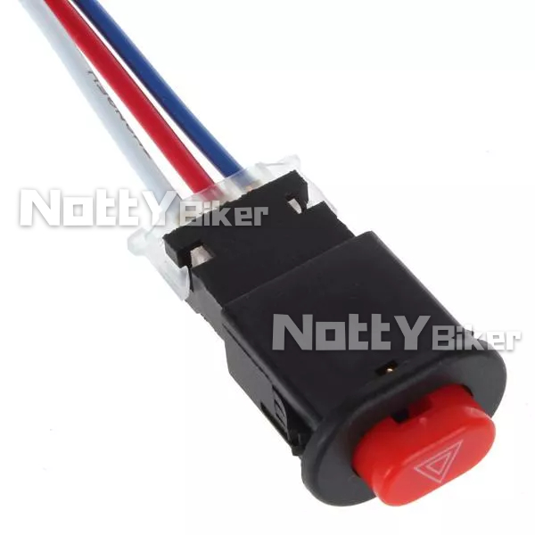 Universal Motorcycle Hazard Light, Double Signal Flasher Switch With 3 ...
