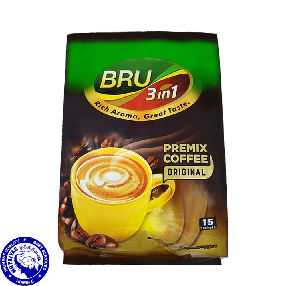BRU COFFEE ORIGINAL 3 IN 1 (15 SACHET) Shopee Malaysia
