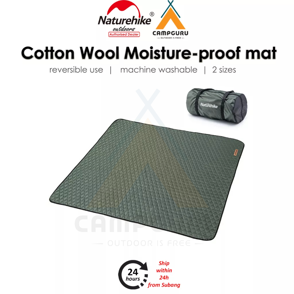 Naturehike Outdoor Cotton Wool Moistureproof Mat Portable 68 Persons Large Soft Camping