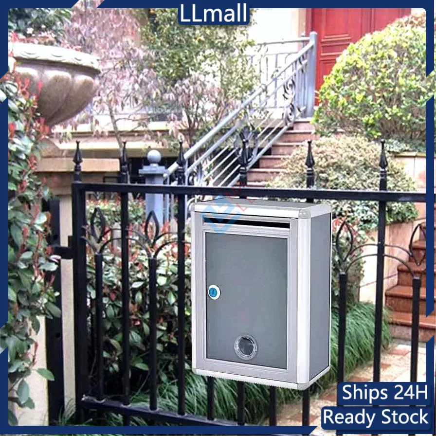📣LOWEST PRICE📣Aluminium Alloy Mailbox Wall Mounted Outdoor Letter Box ...