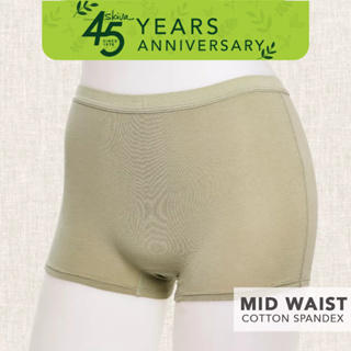 SKIVA Ladies Cotton Spandex Panty Set (09-9666) 3 Pcs/set Mid-high Waist  Breathable Underwear Seluar Dalam Wanita