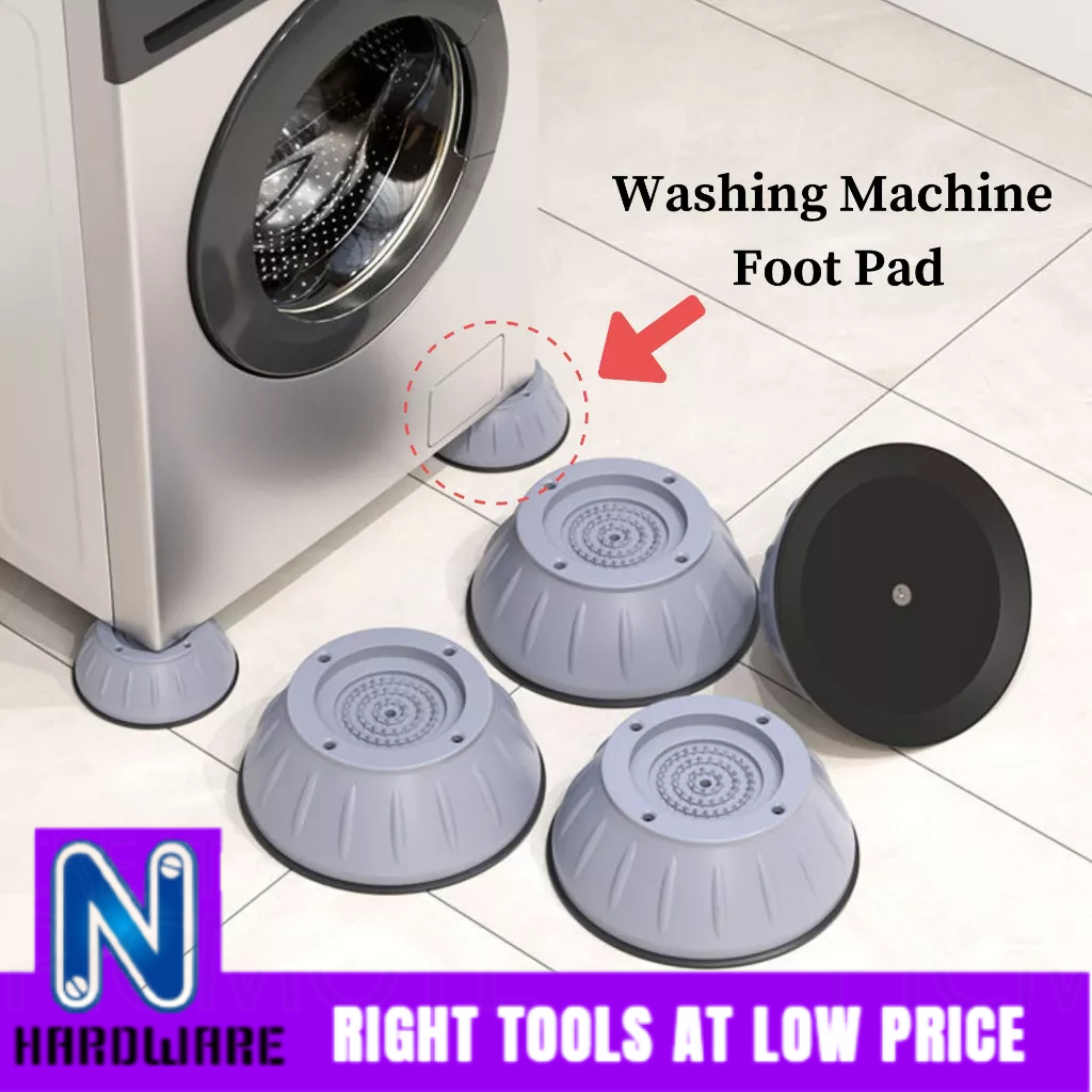 NHOME Washer Dryer Antivibration Pads Fridge Washer Leveling Feet