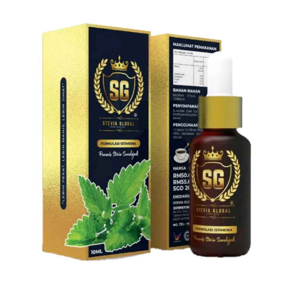 SG Stevia Sweetener Buy 5 Free 1 Penganti Gula (10ml) [ ISO 220002018