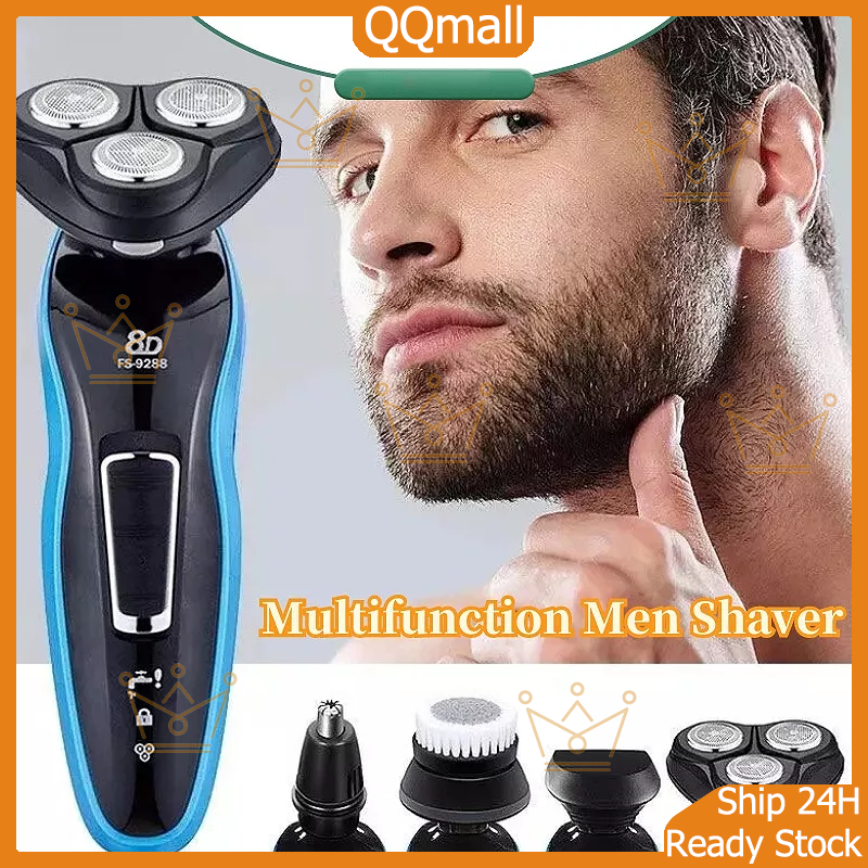 🔥Local Seller🔥Razor shaver electric shaver man 电动剃须刀 4IN1 Nose hair ...