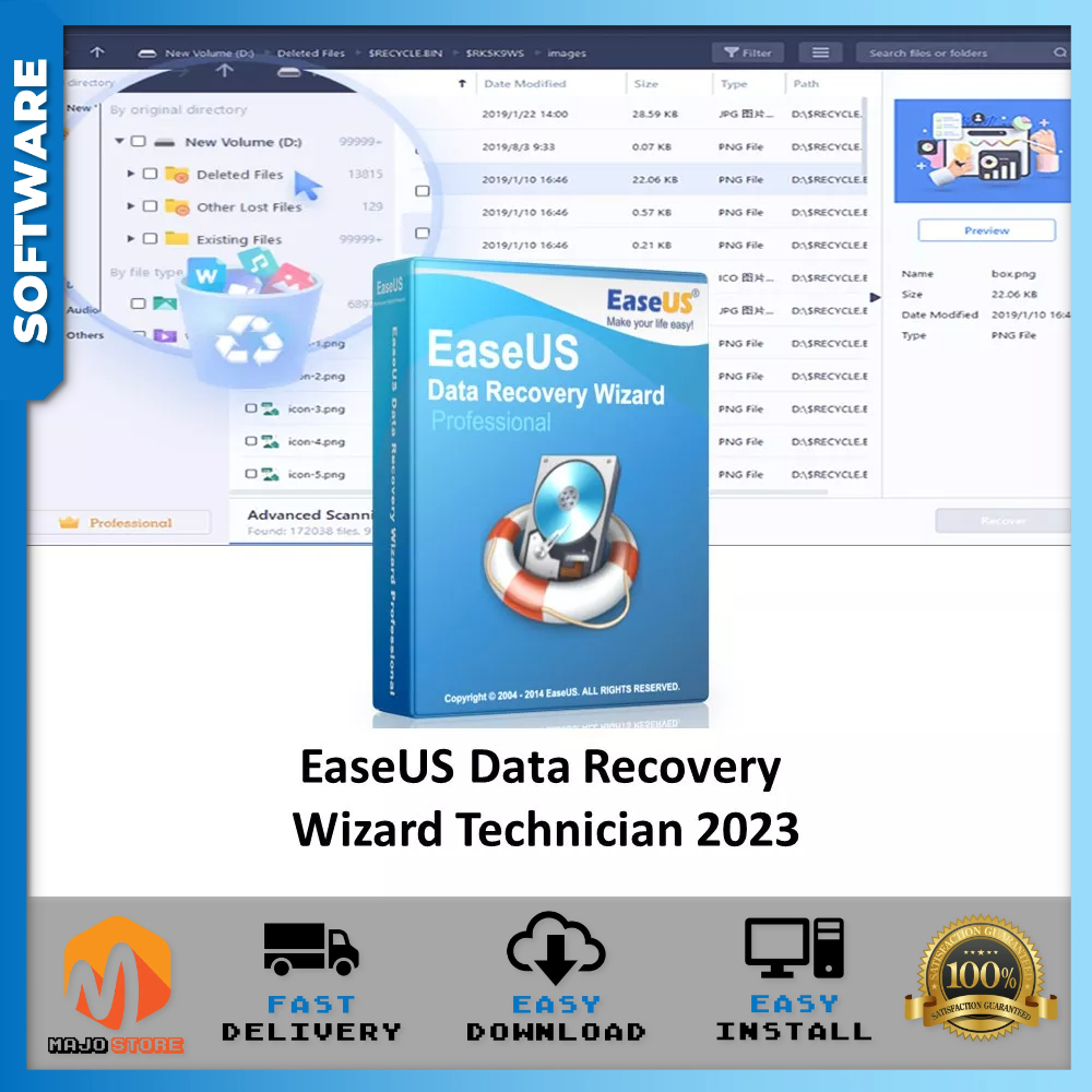 [PC SOFTWARE] EaseUS Data Recovery Wizard Technician 2023 PC Digital