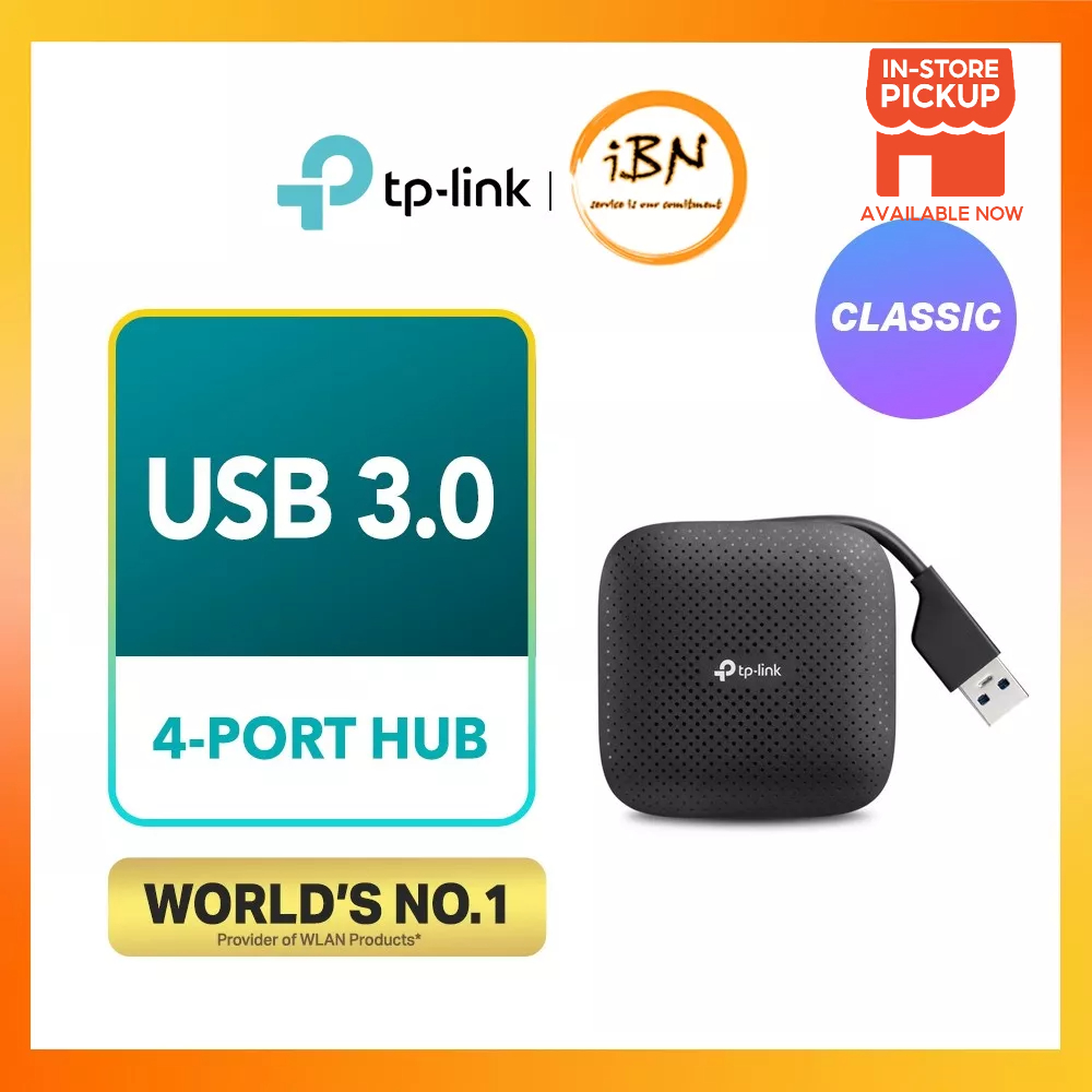 TP-LINK USB Hub 4 Port USB 3.0 Hub Ultra-Slim Data USB Hub Super Speed ...
