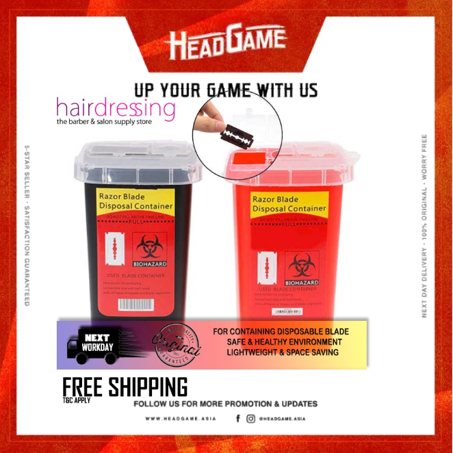 Sharps Razor Blades Disposal Case Container Bin Shopee Malaysia