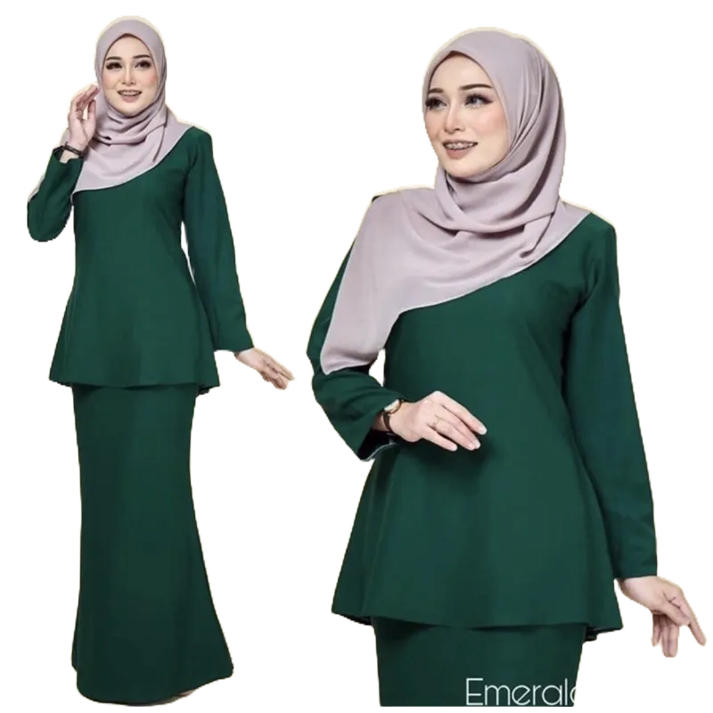 Gambar baju kurung Duyung