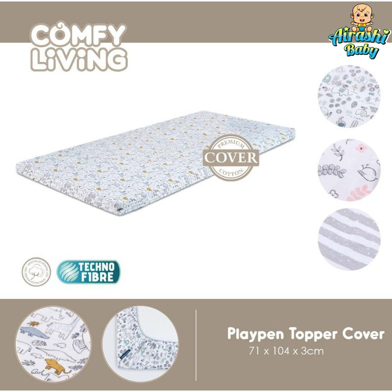 Comfy Living Playpen Topper Cover / Playpen Topper Fitted Sheet 71 x