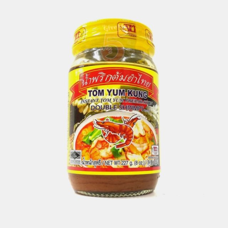 Nang Fah Original Double Shrimp Thai Prawn King Tom Yum Kung Paste G Perencah Tomyam Asli