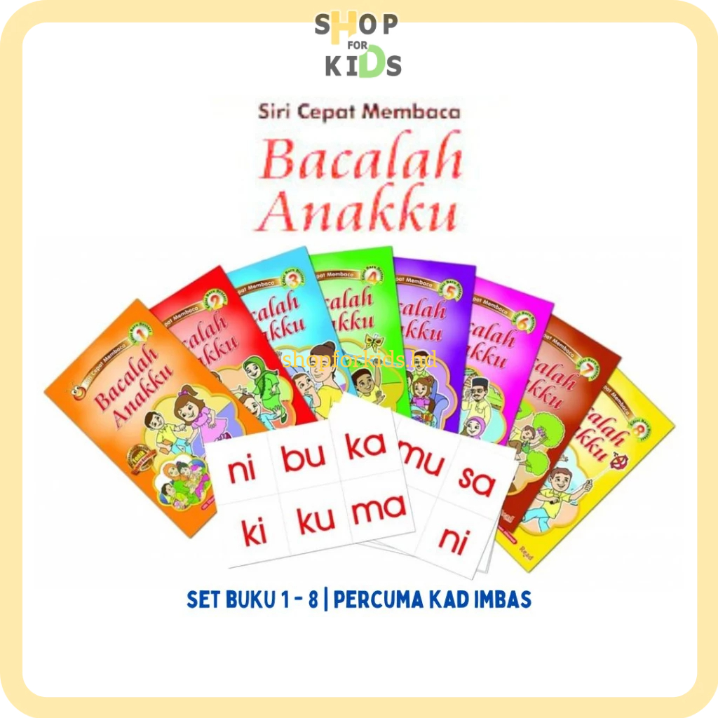 SET BACALAH ANAKKU | Buku Belajar Membaca Kaedah Fonik Phonic Book ...