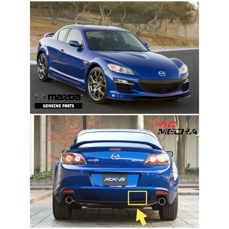 ORIGINAL MAZDA RX8 2008 REAR BUMPER TOWING COVER CAP(AURORA BLUE MC ...