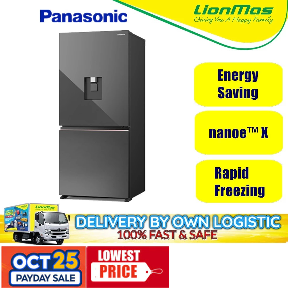 Panasonic 500L Premium 2door Refrigerator NRBW530XMMM Shopee Malaysia