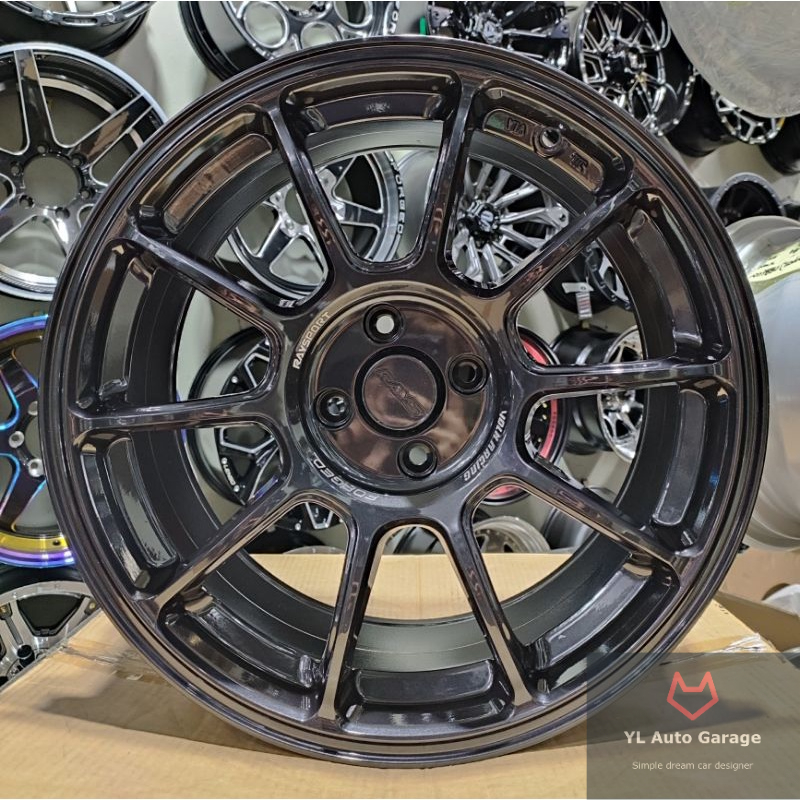 Volks Ray ZE40 (Diamond Dark Gun Metal) Sport Rim 17x8JJ ET35 (4x100