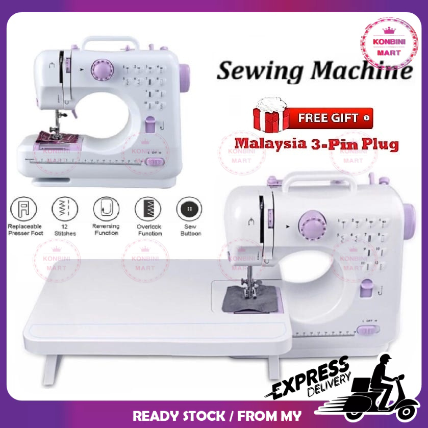 Sewing Machine FHSM505/YASM505A Upgraded 12 Sewing Portable Mini