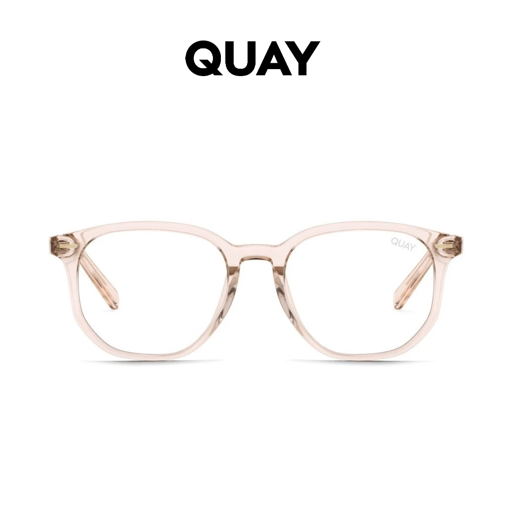 QUAY CTRL Blue Light Glasses Champagne Clear Shopee Malaysia