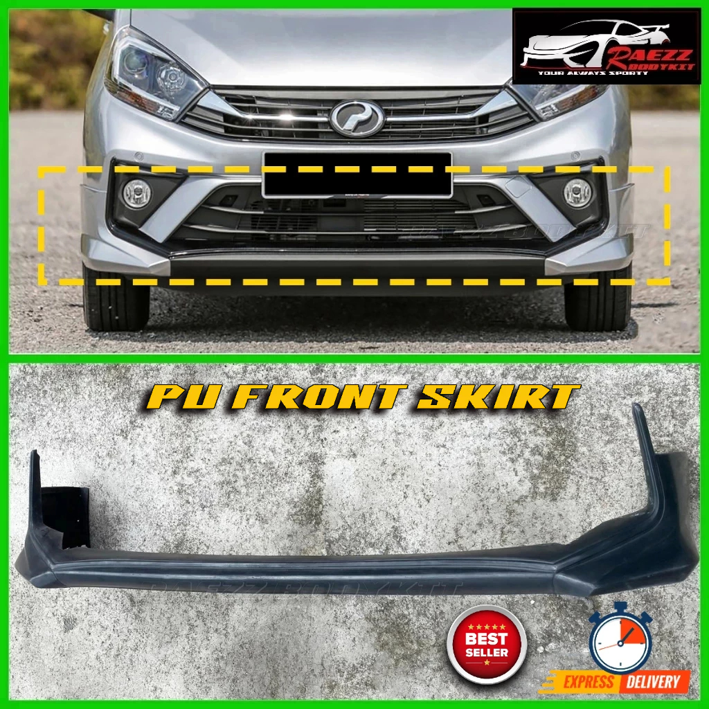 Ready Stock Perodua Axia G U Design Pu Front Skirting Without Paint Shopee Malaysia