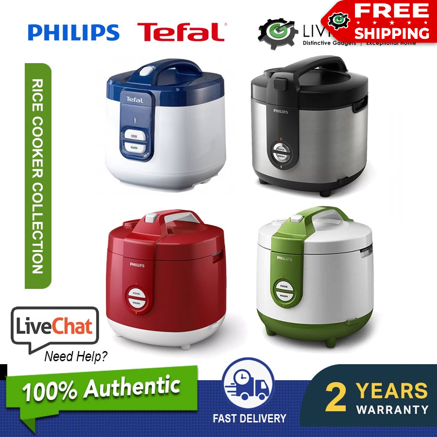 Philips (2L) Rice Cooker HD3138/HD3129/HD3119/HD4515/HD3131 Tefal