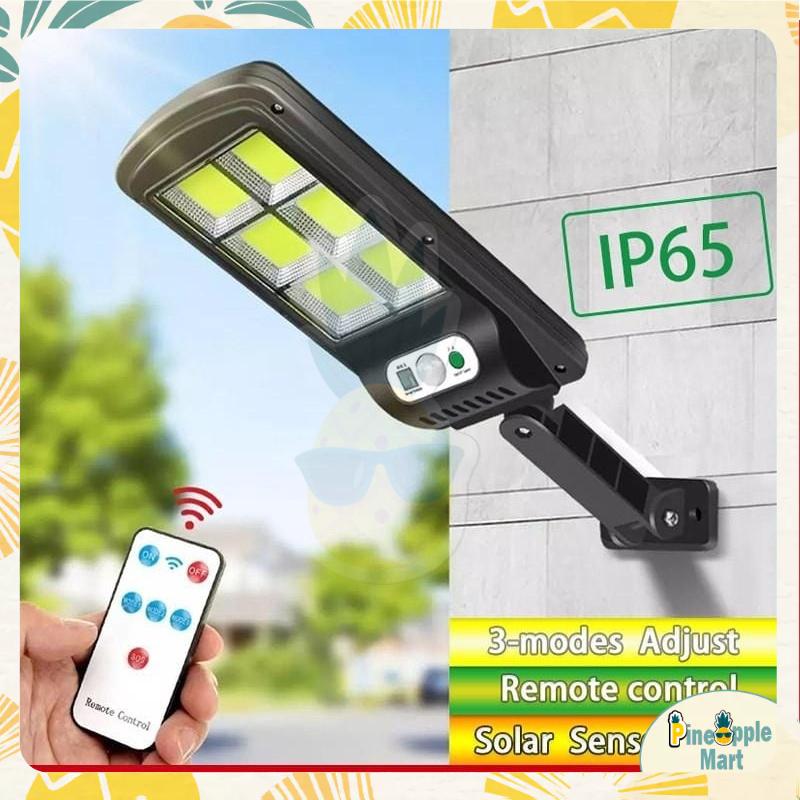 Auto ON / OFF Solar Light 120LED With 3 Mode Solar Street Light Lampu ...