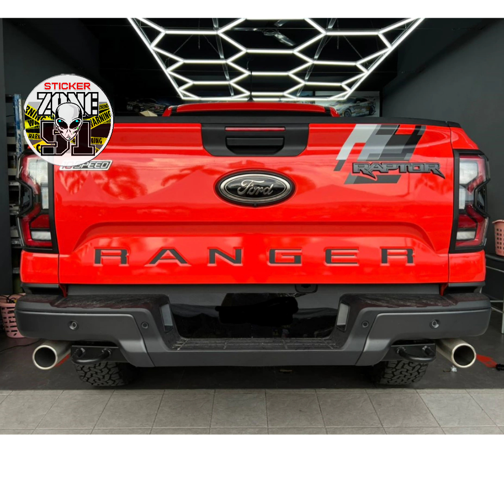 1 piece Ford Ranger Raptor Grill Wording Sticker For Ford Ranger Raptor ...