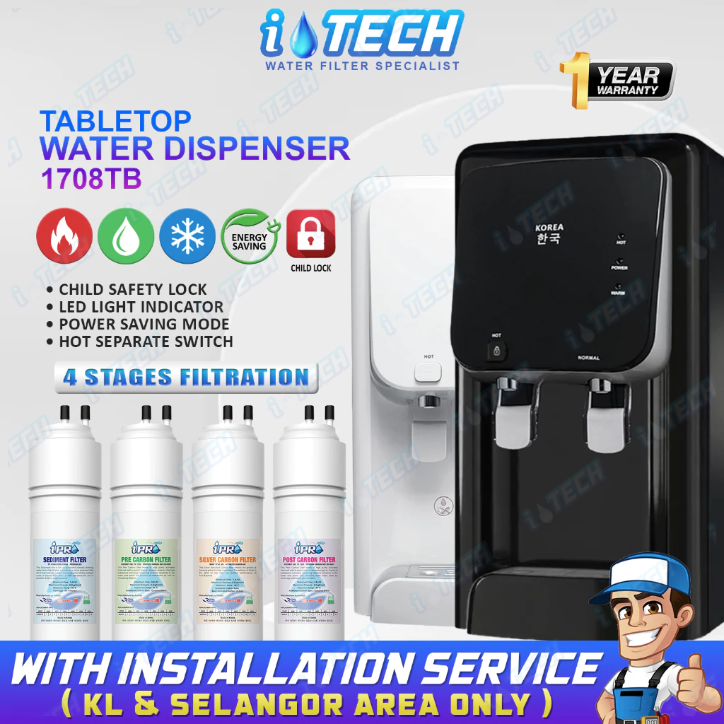 [FREE INSTALL] I-TECH Korea Water Dispenser Tabletop Hot & Ambient ...