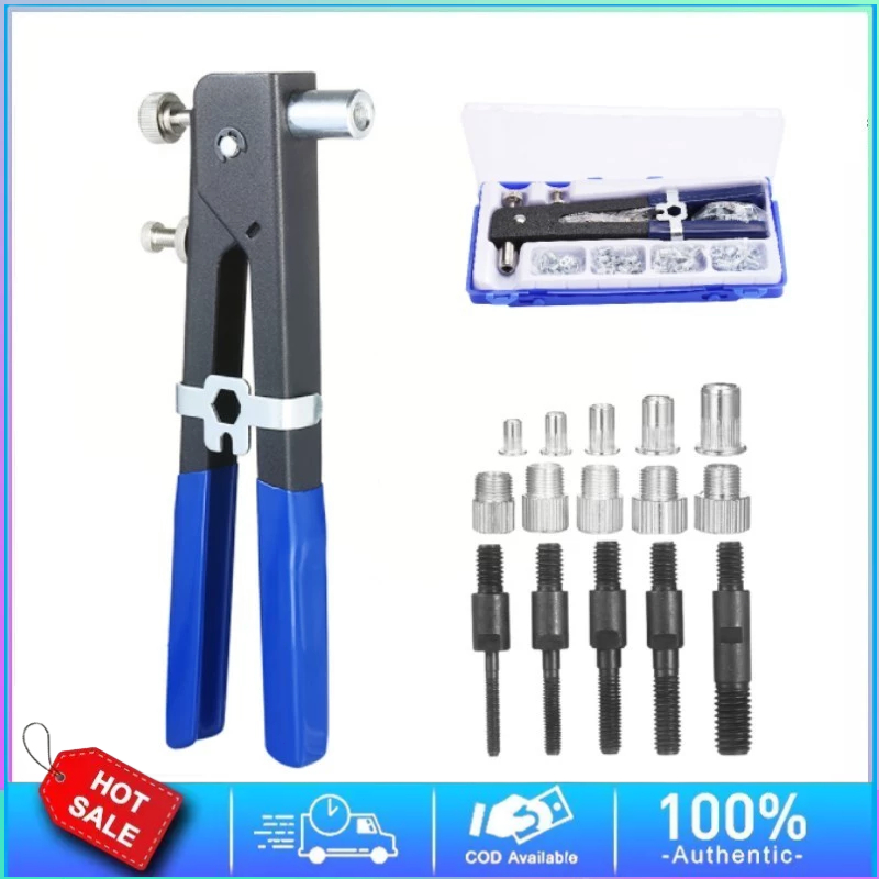 IN Stock 86pc M3-M8 Blind Rivet Gun Threaded Insert Hand Riveting Kit ...