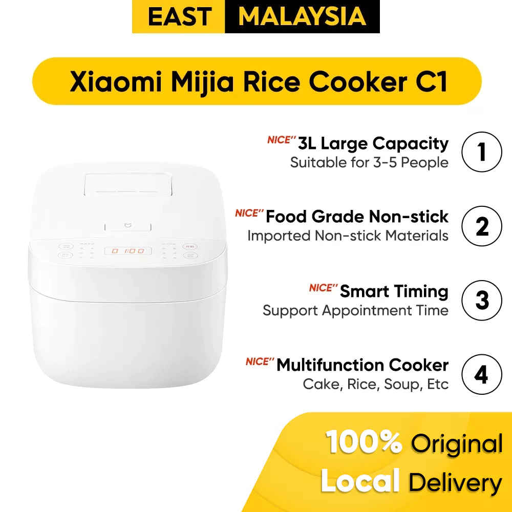 Xiaomi Mijia Smart Rice Cooker C1 3L No IH Induction Heating Cookware