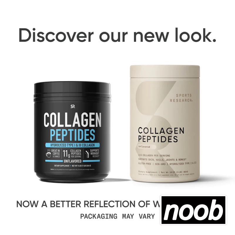 SR Collagen Peptides 1lb 454g 41 servings Unflavored Vanilla Dark ...