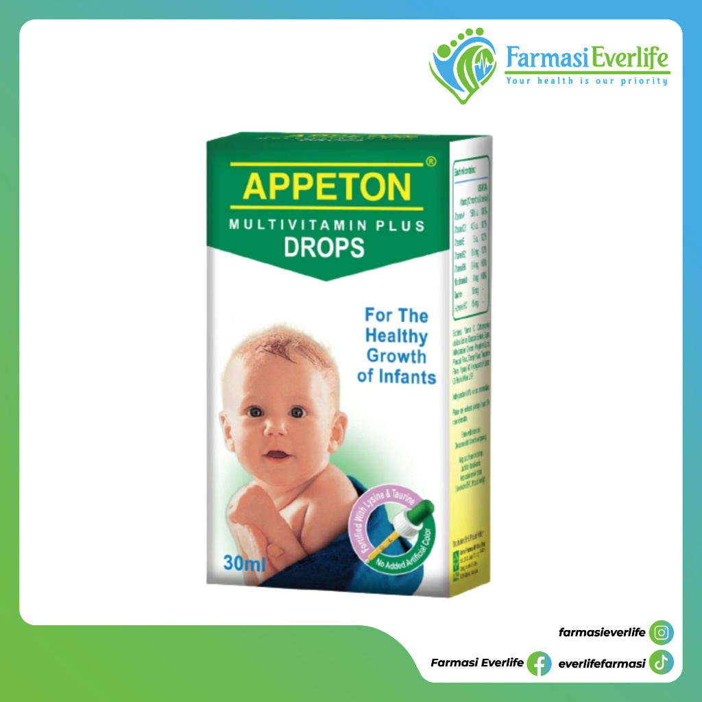 Appeton Baby drops Multivitamin Plus Drops 30ML | Shopee Malaysia