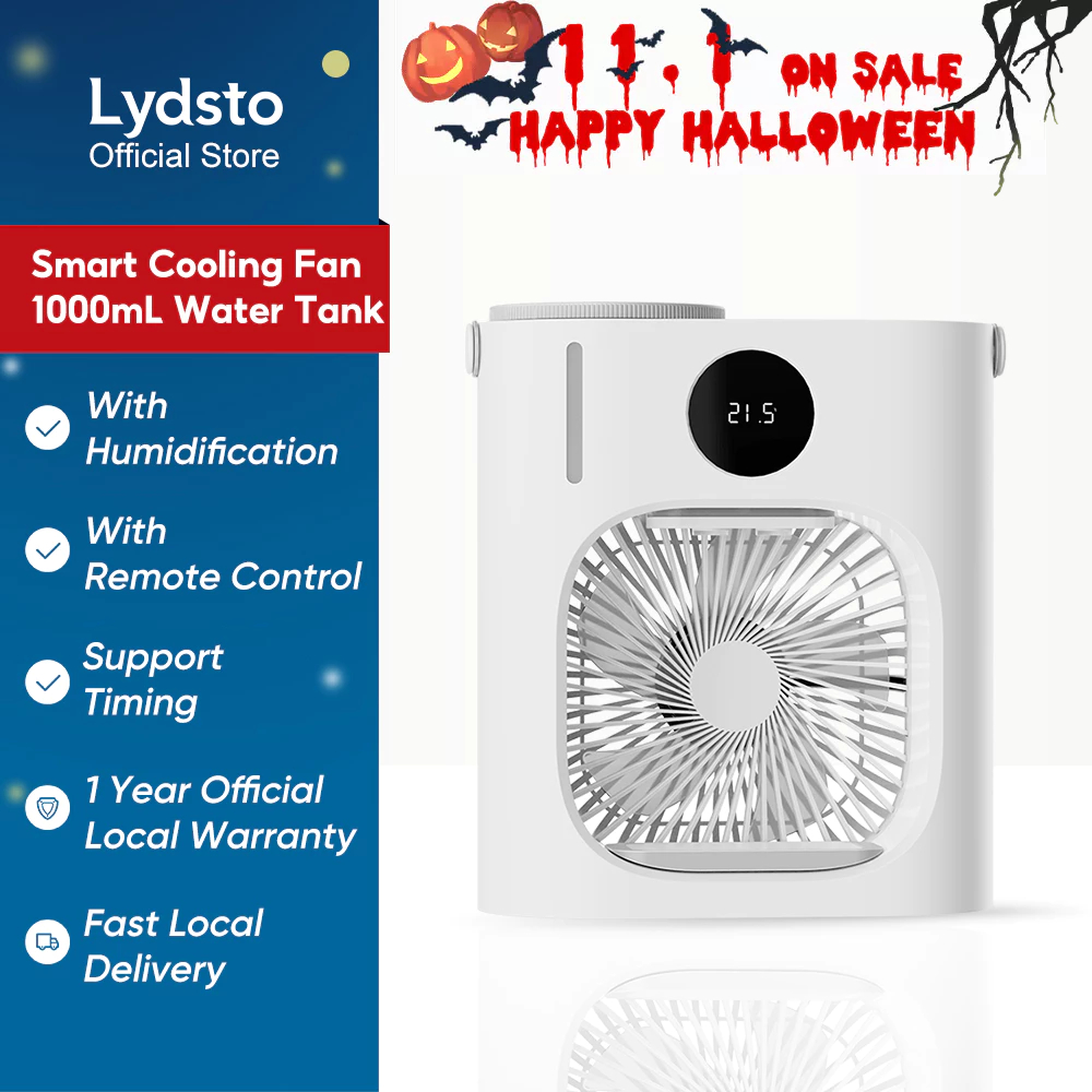 Lydsto Smart Desk Air Cooler Air Humidifier With Tank Support, Remote